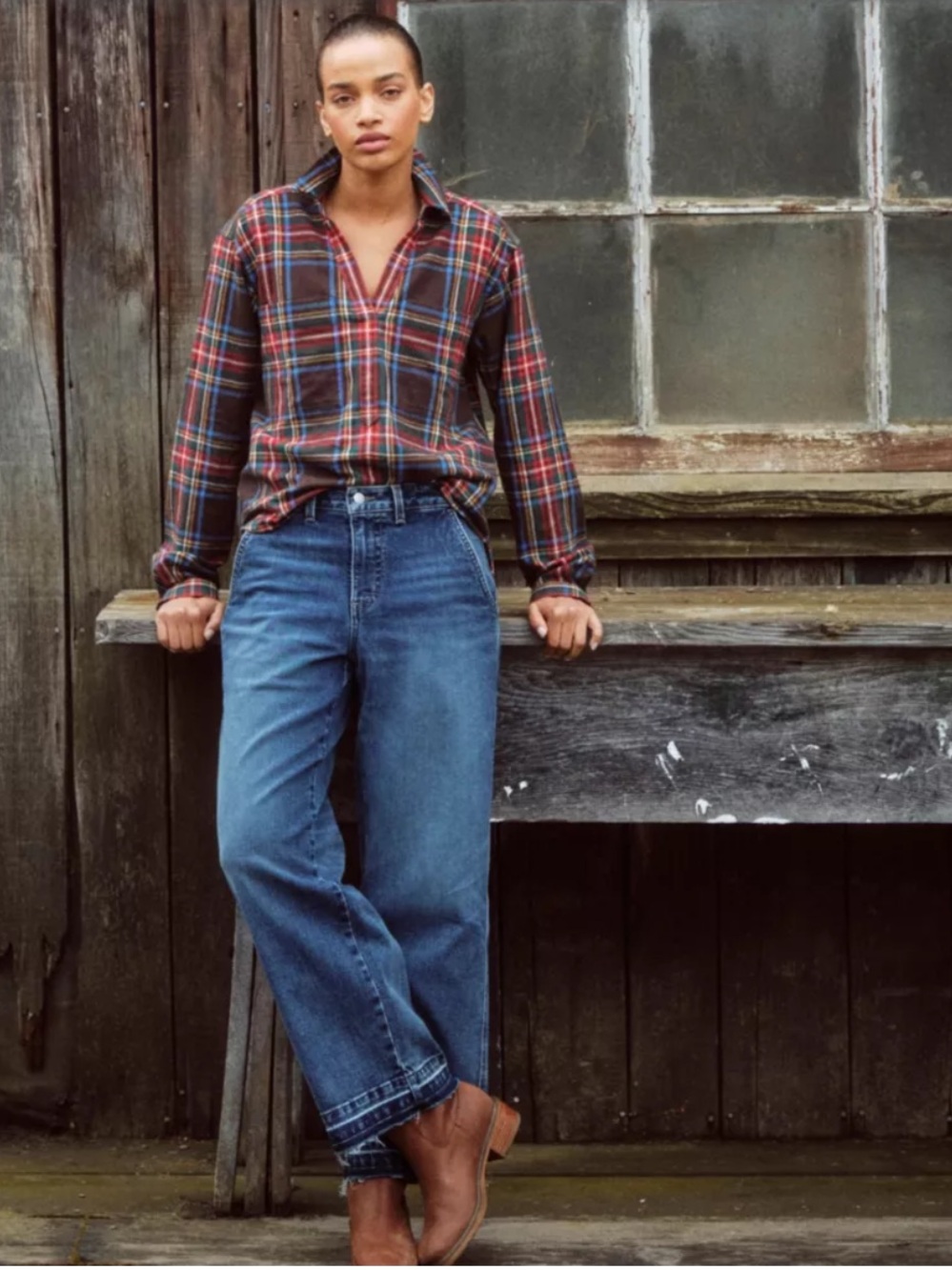 LL Bean Jeans Women’s 207 Vintage High Rise Wide Leg Classic Fit Size 16